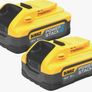 Dewalt Tools , Circular Saw, Grinder , Screwgun . 2 battery 5ah power stack Image 4