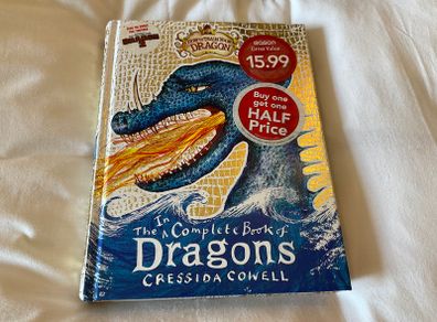 Rare Cressida Cowell How to Train Your Dragon In Complete Book of Dragons Hardcover 1st First Edition