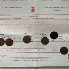 Phil Lynott of Thin Lizzy fame - Birth Certificate - Free Postage