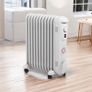 2.5 kW Heater Oil Filled Radiator with 24 Hour Timer Image 4