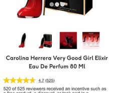 Carolina Herrera Good Girl Elixir 80ml for her