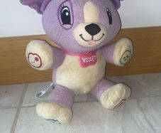 Leap Frog My PAL Violet Interactive Purple Dog Plush Toy