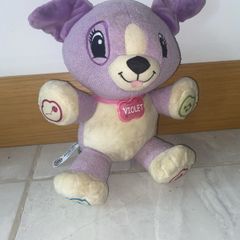 Leap Frog My PAL Violet Interactive Purple Dog Plush Toy