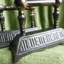 Antique Pair of Cast Iron and Brass Fire Dogs Image 2