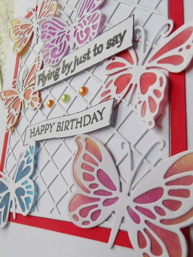 Handmade card - Happy birthday.