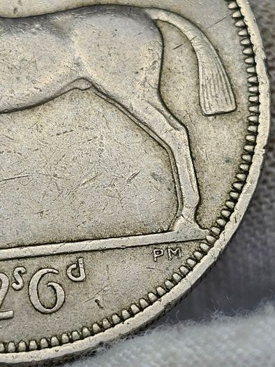 Ireland 1961 Mule Halfcrown Mint Error Very Nice Grade