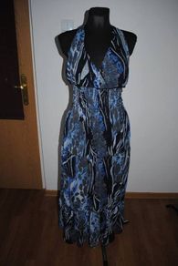Halterneck maxi dress size UK10 EU38 Postage included