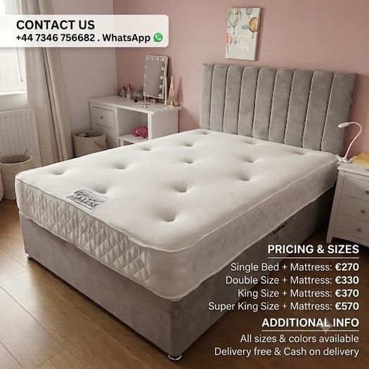 Luxury Divan Bed with Mattress