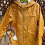 Girls  Rainbow Print Fleece Lined Rubber Jacket Age 6-7 years Image 2
