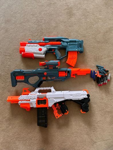 Nerf Blaster Bundle - Elite 2.0 Motoblitz, Eaglepoint RD-8 & Ultra Select