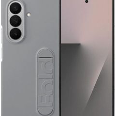 Original Samsung Silicone Case EF-MF966 for Galaxy Z Fold7, Smartphone Cover, Mobile Phone Case with Finger Holder, Silicone, Protective Case, Shockproof, Thin and Grippy, Grey