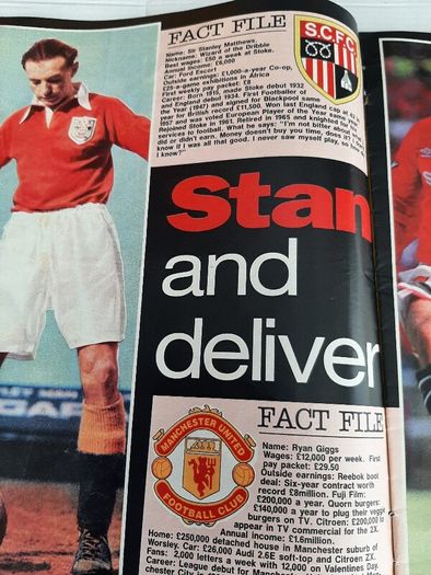 man United  Roy Keane season 96/97 magazine