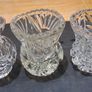 3 crystal vases small Image 3