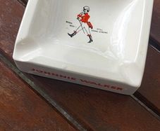 johnnie walker, collectors item,,lovely advertising display ashtray, free shipping within Ireland thank you, sold as is