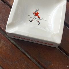 johnnie walker, collectors item,,lovely advertising display ashtray, free shipping within Ireland thank you, sold as is