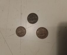 3UK Half Pennies.