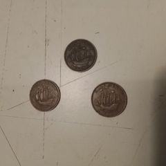 3UK Half Pennies.