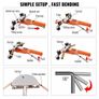 Pipe Tube Bender, 6.4mm-22.2mm Ratcheting Tubing Benders, 90 Forward/Reverse Pipes Bending Tools with 7 Dies for HVAC Air Conditioning Image 7