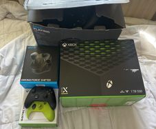 Xbox Series X + controller + G920 Steering wheel + Gearshift
