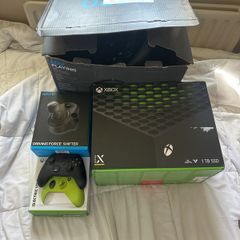 Xbox Series X + controller + G920 Steering wheel + Gearshift