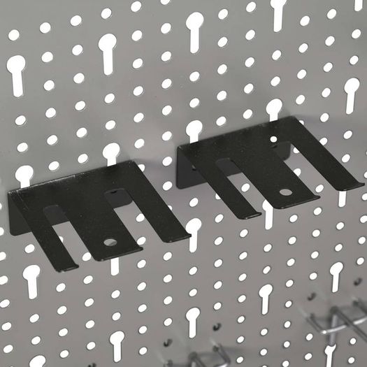 Wall-mounted Peg Boards 4 pcs 40x58 cm Steel