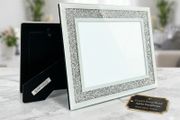 Elegant Diamond Frame  Mirrored Glow
