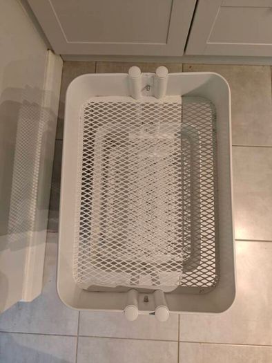 White 3-Tier Utility Cart - IKEA RASKOG Style - Mint Condition