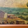 Early Nineteenth Century Shipwreck Scene Oil on Canvas Image 9