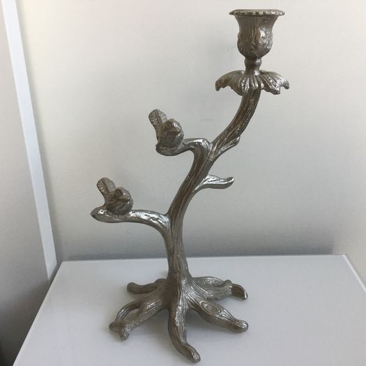 Candle holders brass crystal candlesticks