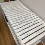 White wooden shoe rack / storage bench available for free. Image 2