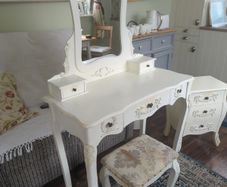 Dressing table, stool, & locker