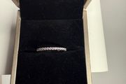 18k White Gold Moissanite Diamond eternity ring