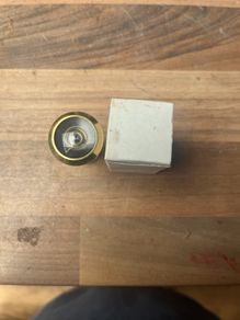 Brass peephole