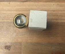 Brass peephole
