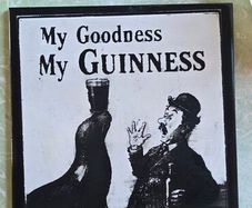Vintage Guinness Wall Plaque