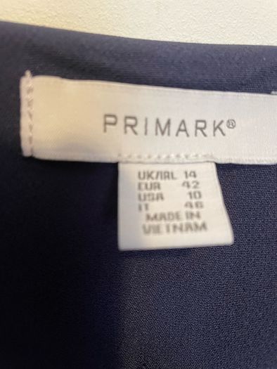 Primark navy open style blazer size 14