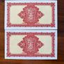 Lady Lavery 20 Pound Banknotes  X 2 In Sequence Image 2
