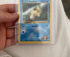 Mistys psyduck 54/132 pokemon card