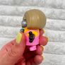 2019 Singer Mom approx. 5.5 cm. McDonald's Minion Action Figure Despicable Me Rise of Gru Used Please see photos Image 5