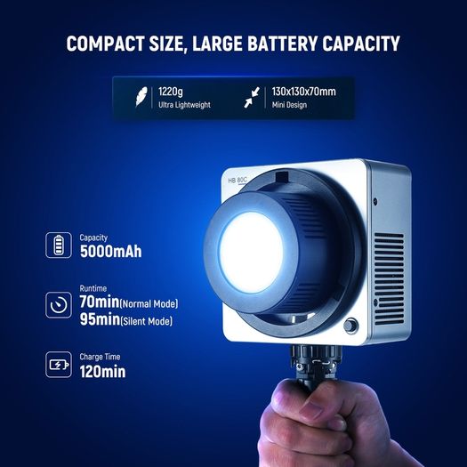 Neewer HB80C - Compact RGB Video light