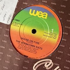 Boomtown Rats 7 inch single House on Fire