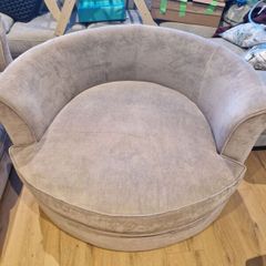 3 seater sofa and swivel chair
