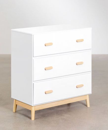 white drawers