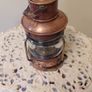 Antique Anchor Ship's Copper And Brass Lantern Image 4