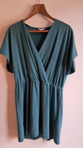 Monki Green Jersey Dress Size XL