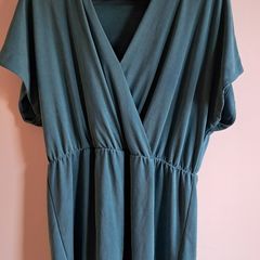 Monki Green Jersey Dress Size XL