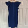 Ted Baker Royal Blue Dress with Ruffle Shoulders  Size UK 10 Ted Size 2 Image 2