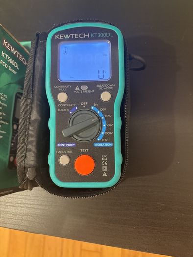 Kewtech KT300 DL insulation/ continuity meter