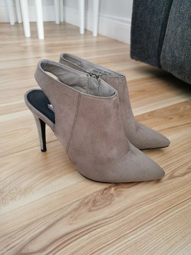 Grey/Taupe shoe boots