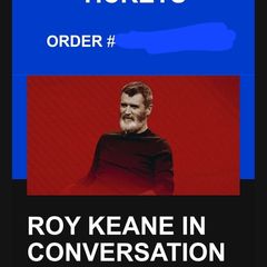 2 x Roy Keane in conversation with Roddy Doyle Sat 9th